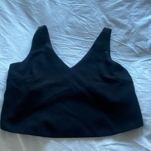 Black crop top
